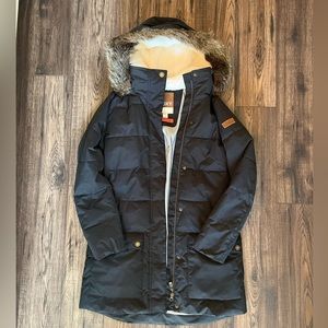 Roxy Ellie Water Repellent Hooded Longline Puffa Jacket